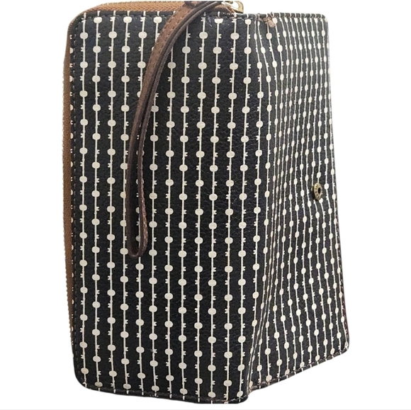 140 FOSSIL Emma  Wallet Zip Around Clutch CreditCard Multi Compartment - Picture 5 of 12